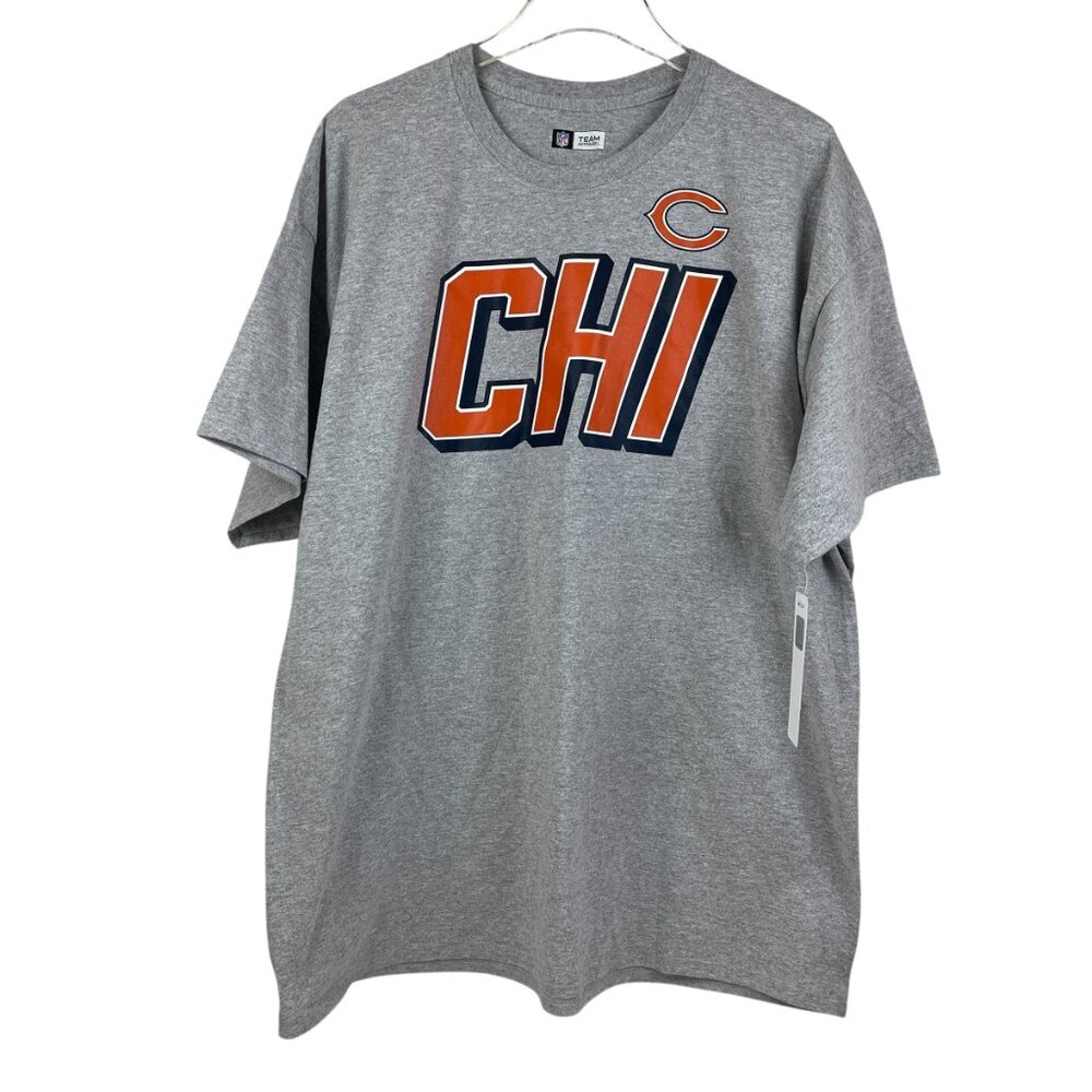 Chicago Bears NFL Team Apparel Gray T-Shirt Men's Size 2XL NWT